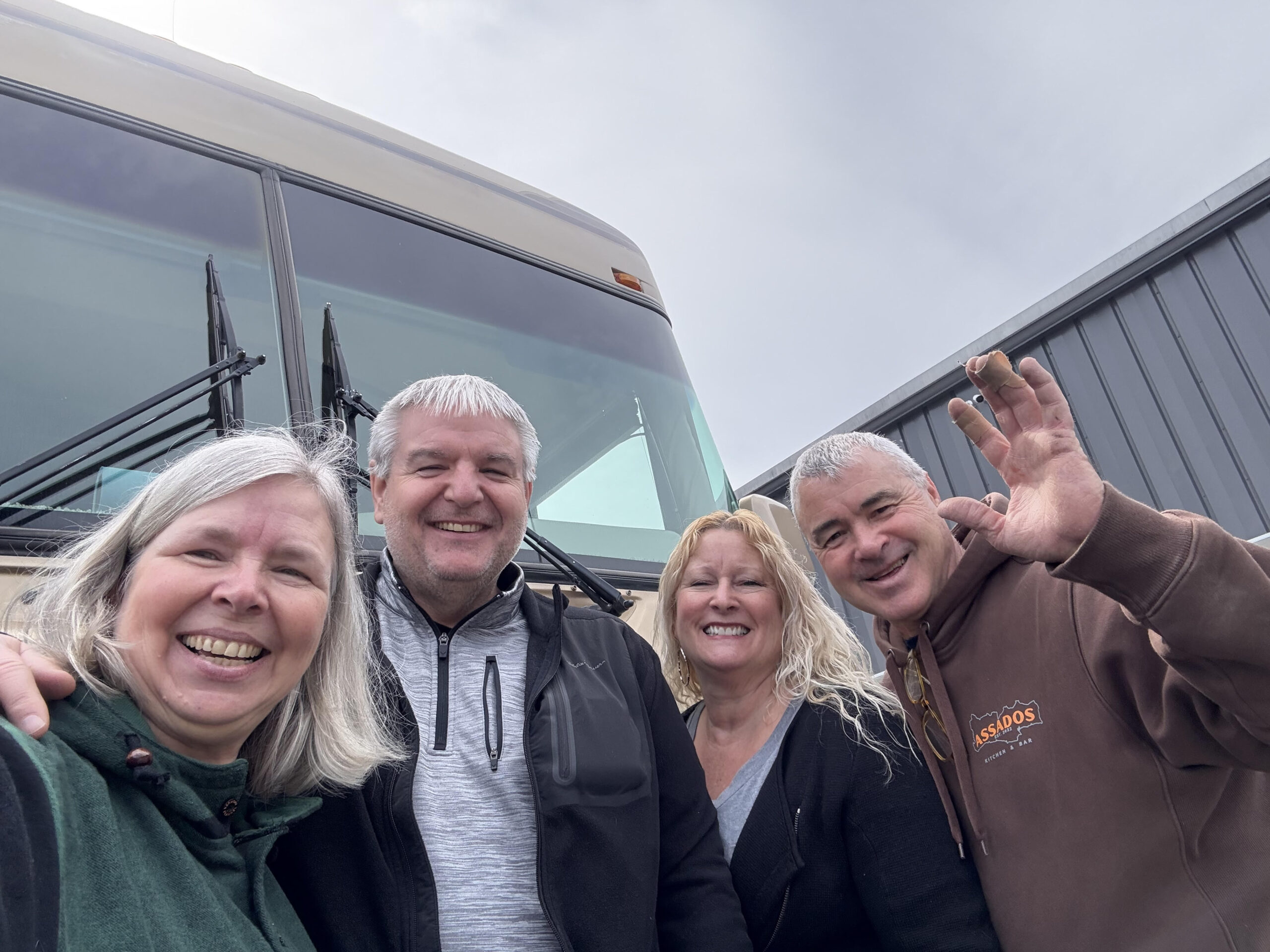 New Bus Day aka Members of the Two Bird Club.